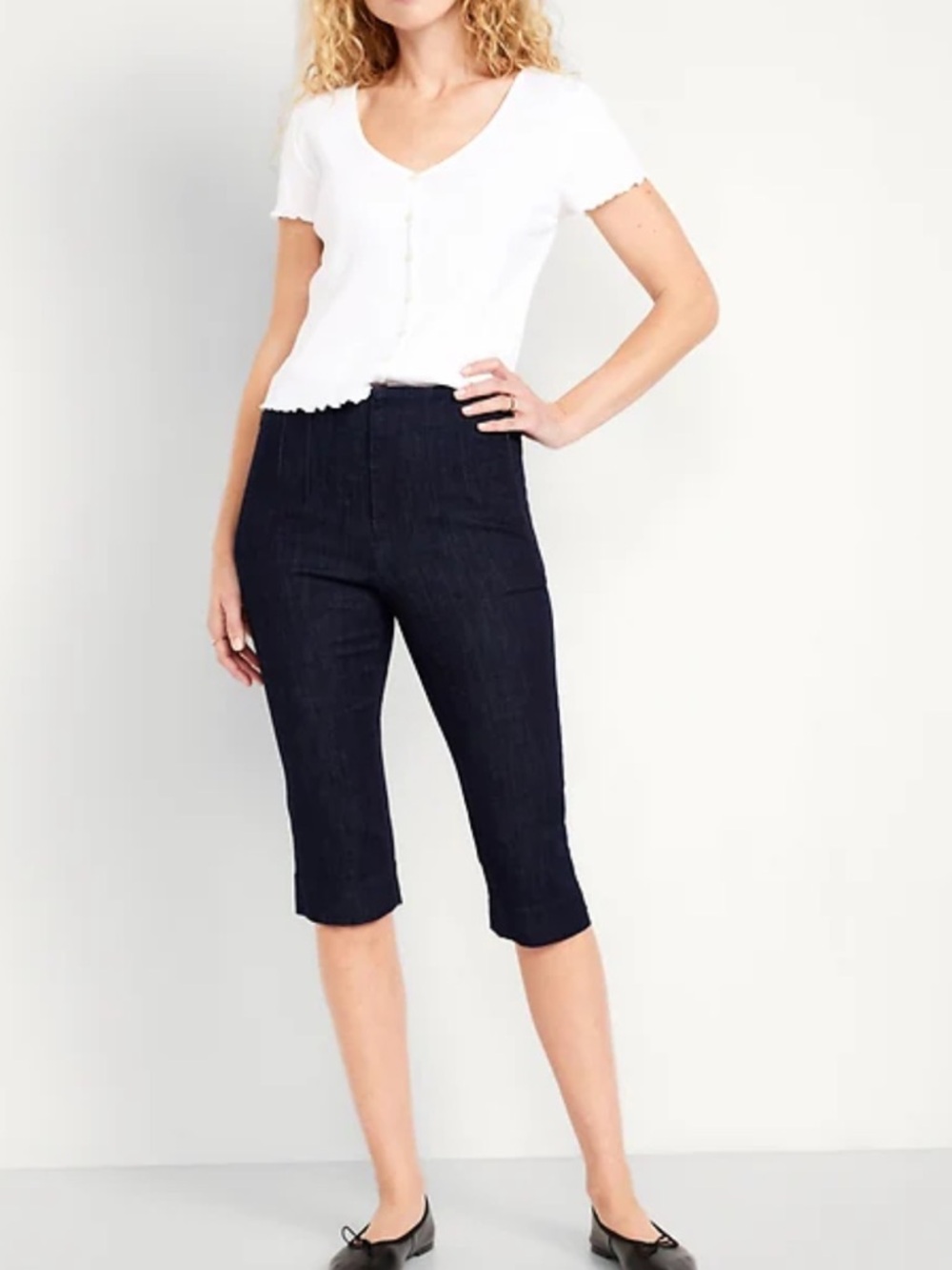 Extra High-Waisted Polished Pixie Capri Pants